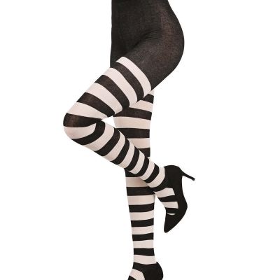 Grand Stripe Cotton Blend Sweater Tights